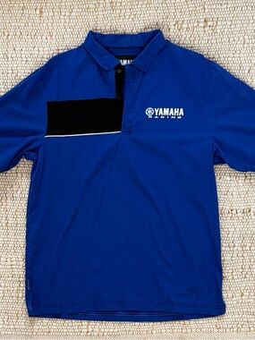 Yamaha Racing Blue T shirt polo in L